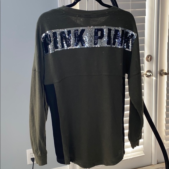 PINK Jersey type long sleeve tee - Picture 6 of 7